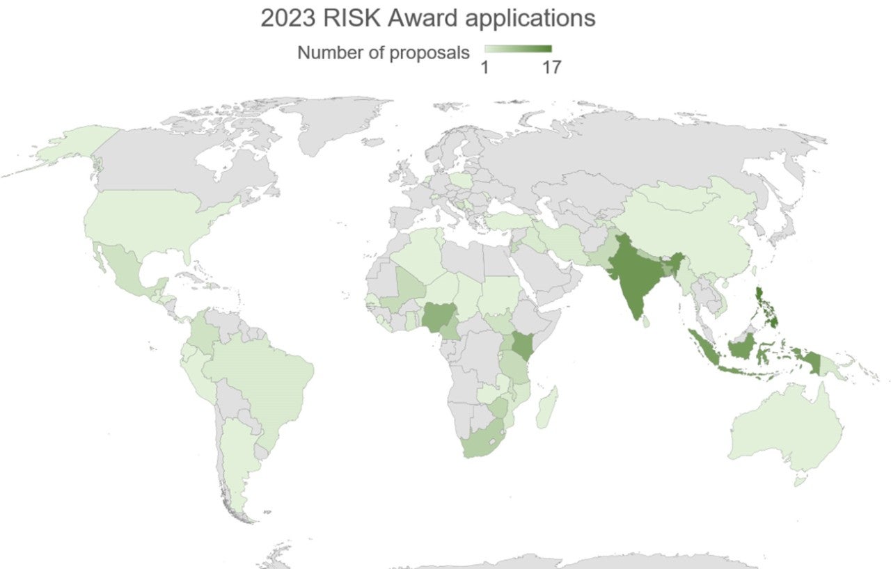 Map Applications RISK Award 2023 by Country