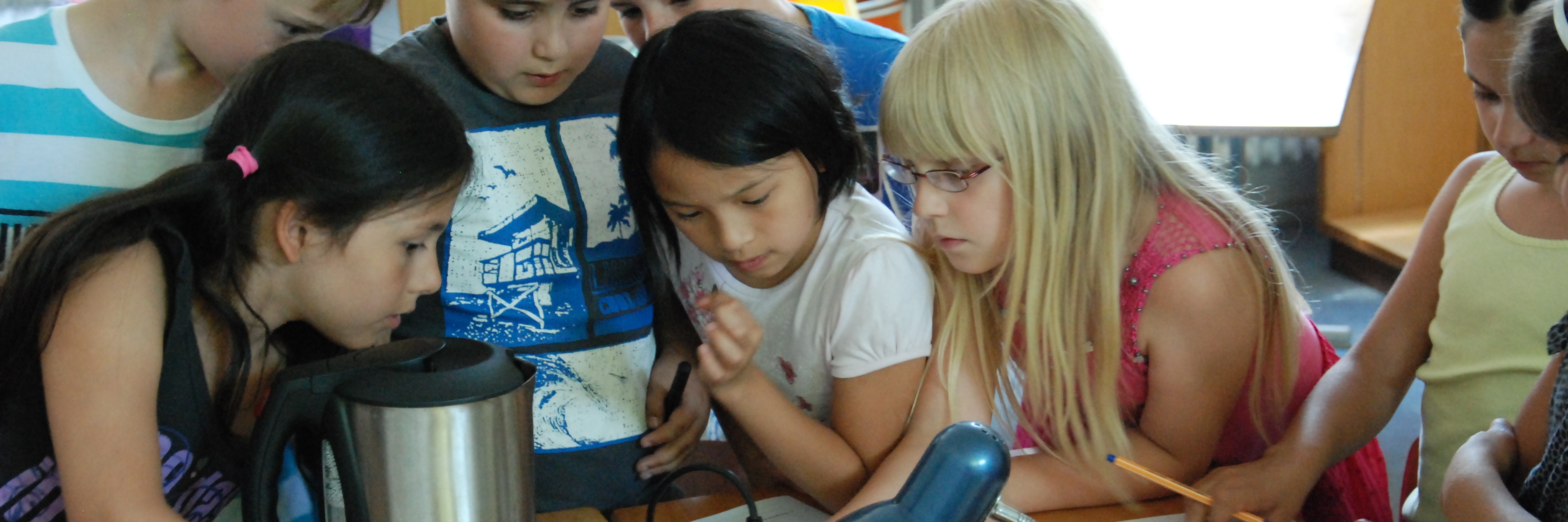 Kinder beim Workshop der Energieschule