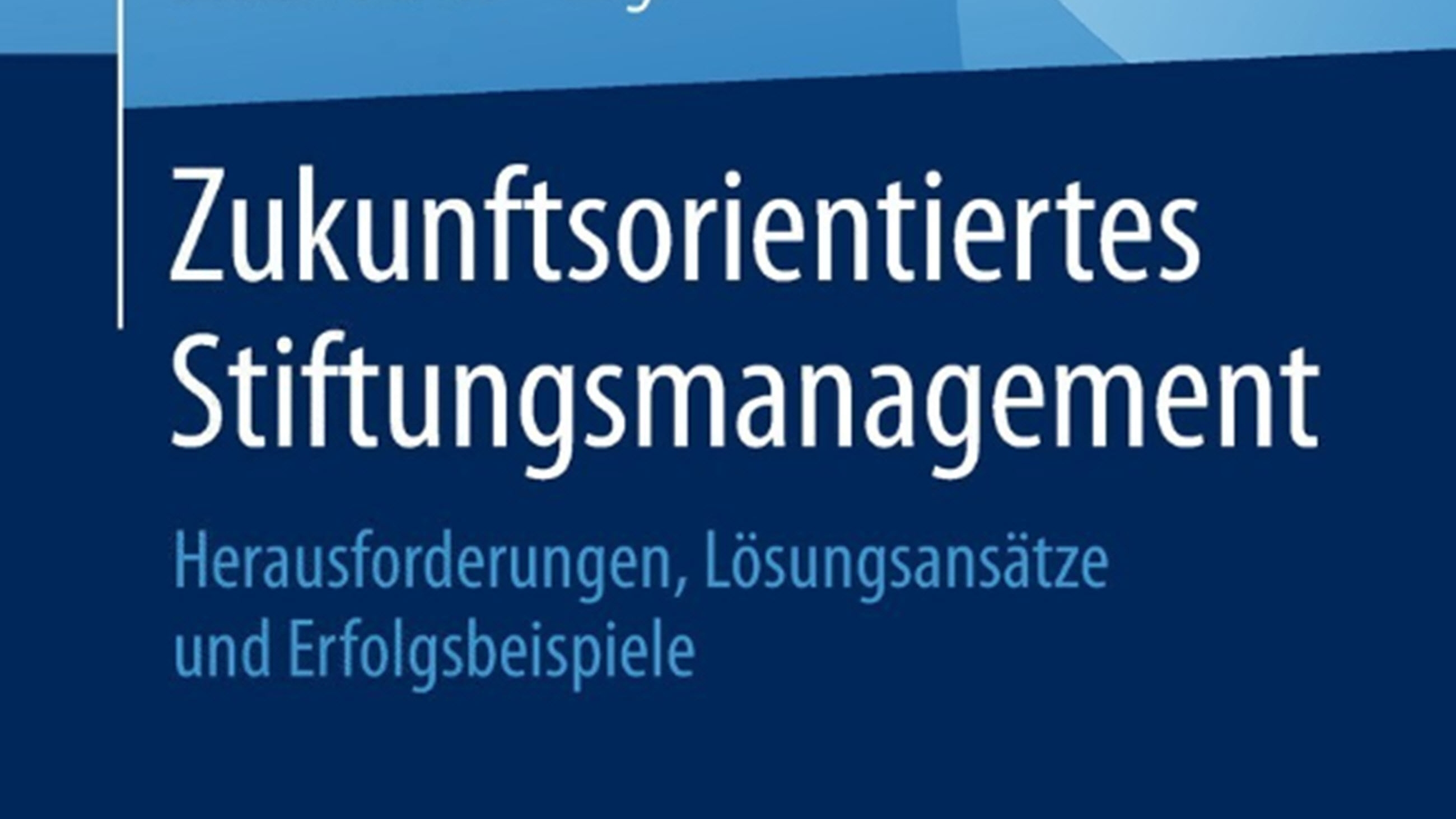 Cover Stiftungsmanagement