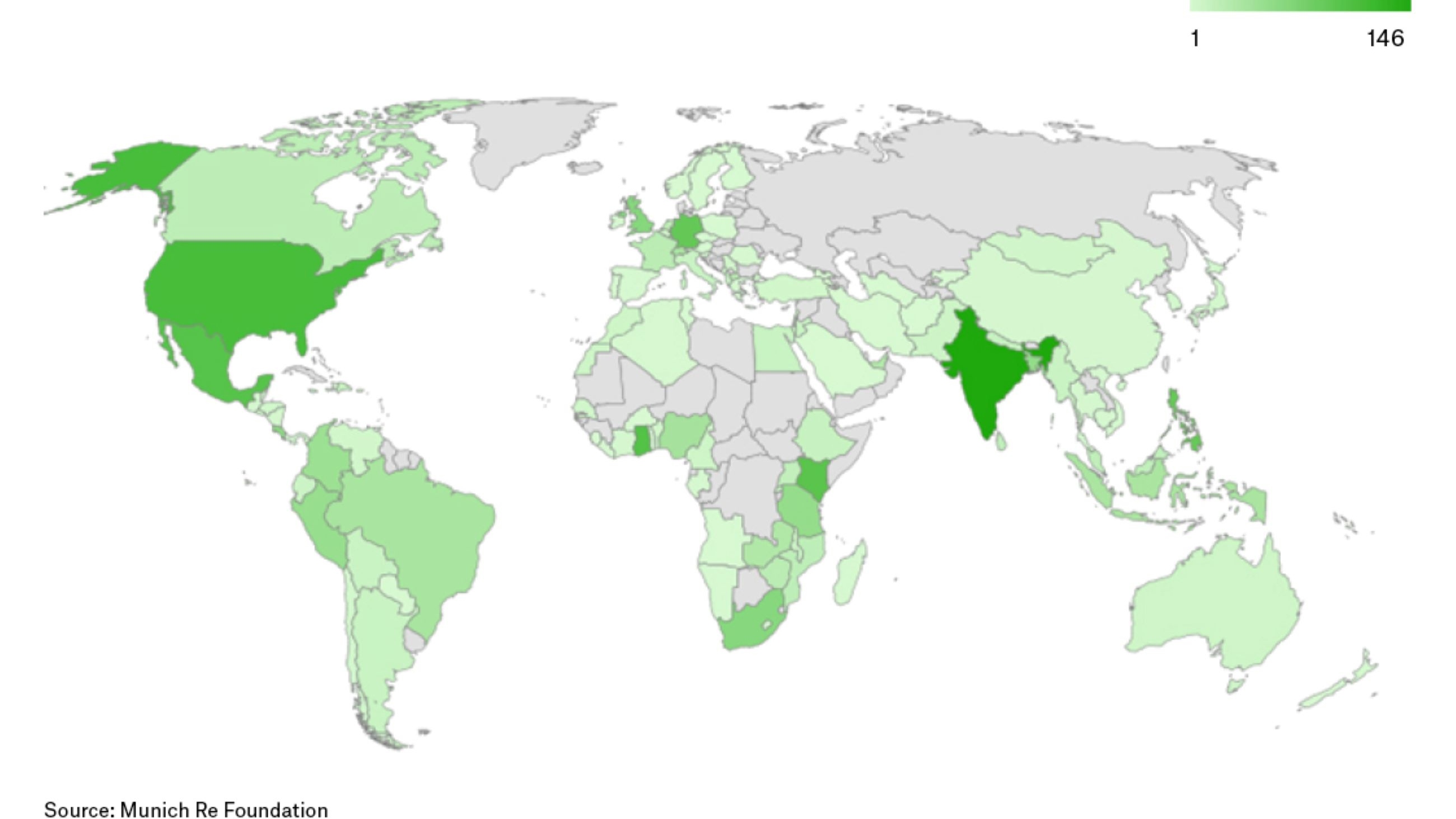 ICII 2020 - Geographical origin of registrants ICII 2020 - Geographical origin of registrants