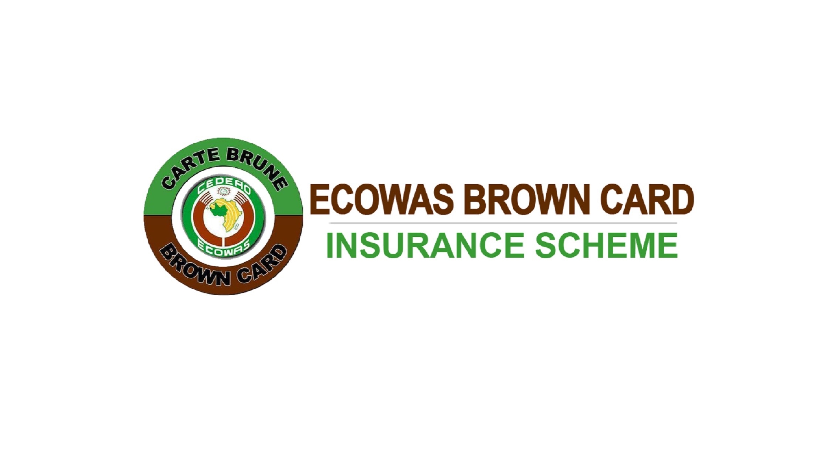 Ghana National Bureau of ECOWAS Brown Card Logo