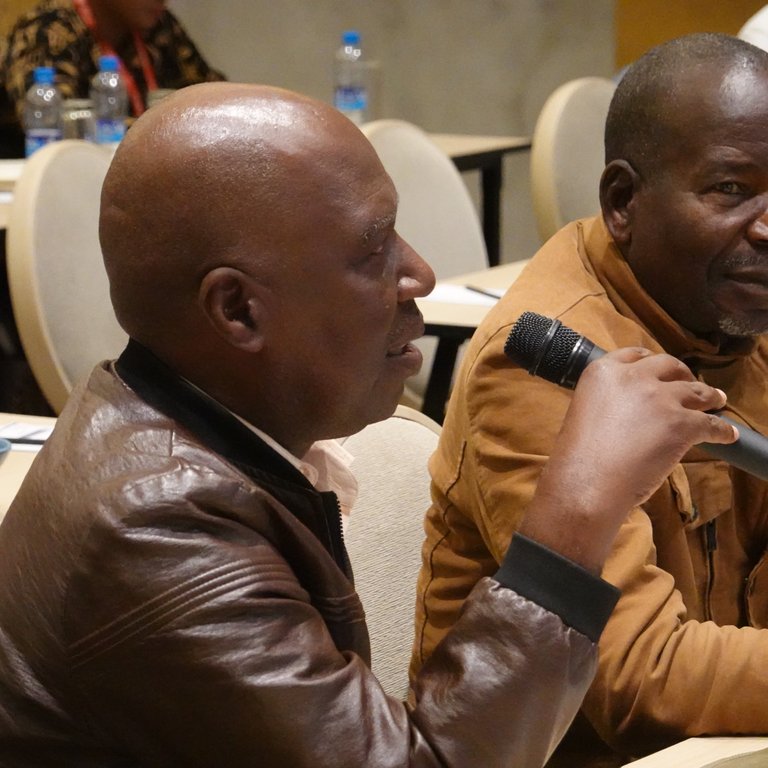 Justin Ncube, Chairman of Chitongo Milk Collection Centre (MCC), Namwala, Southern Province, Zambia