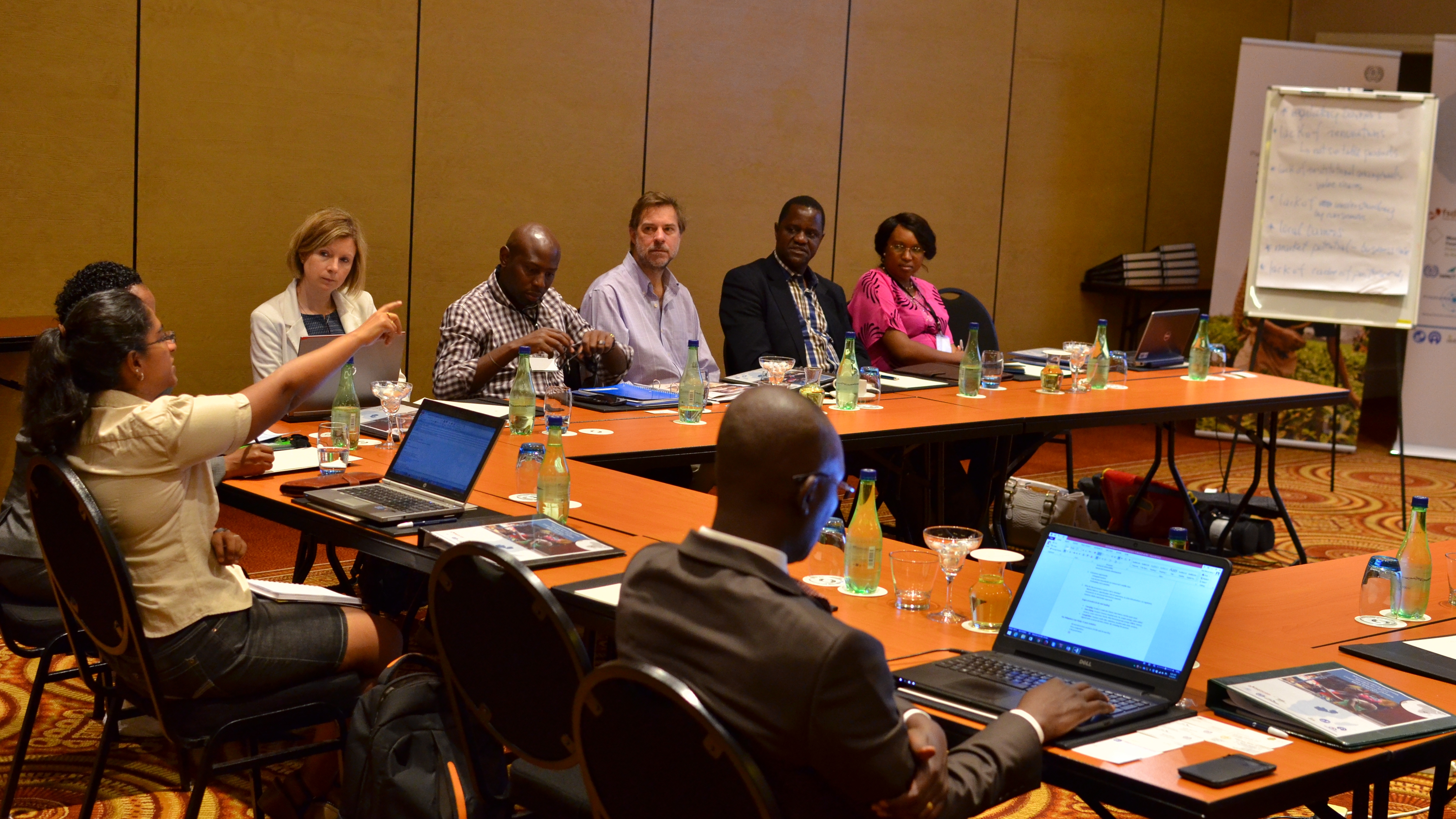 Participants sitting in a conference room