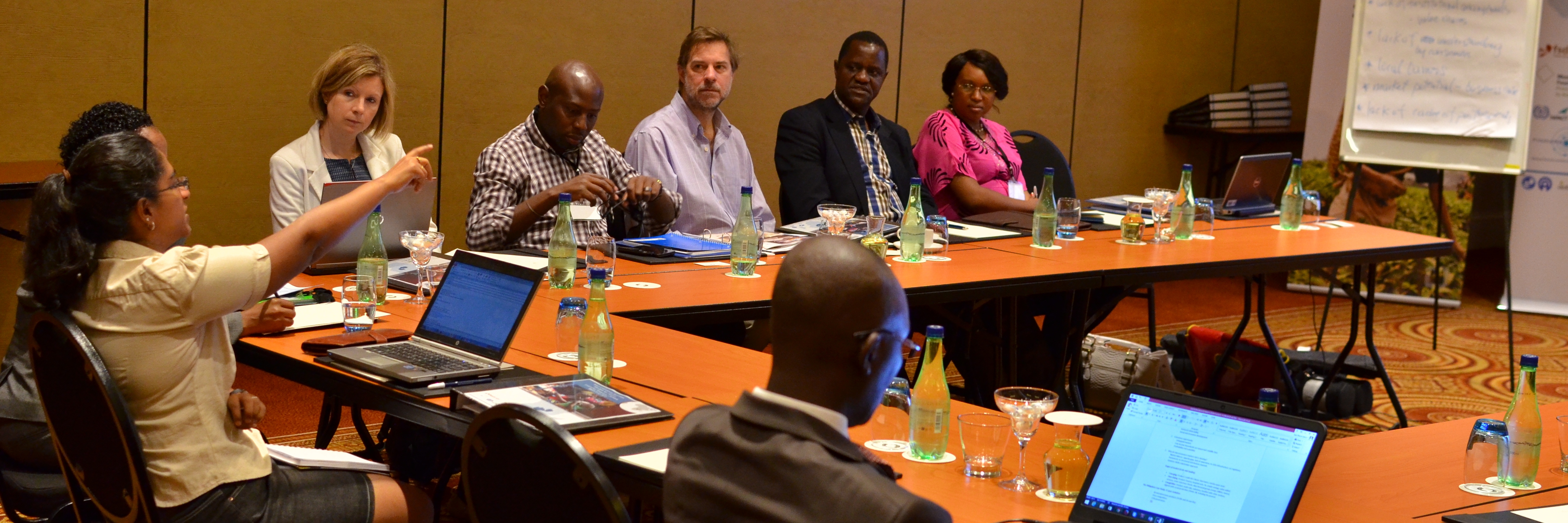 Participants sitting in a conference room
