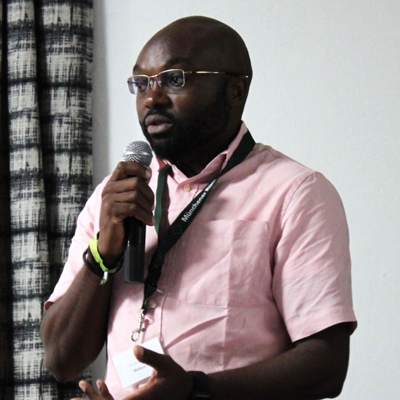 Walters Tubua speaking at the Climate Academy 2023