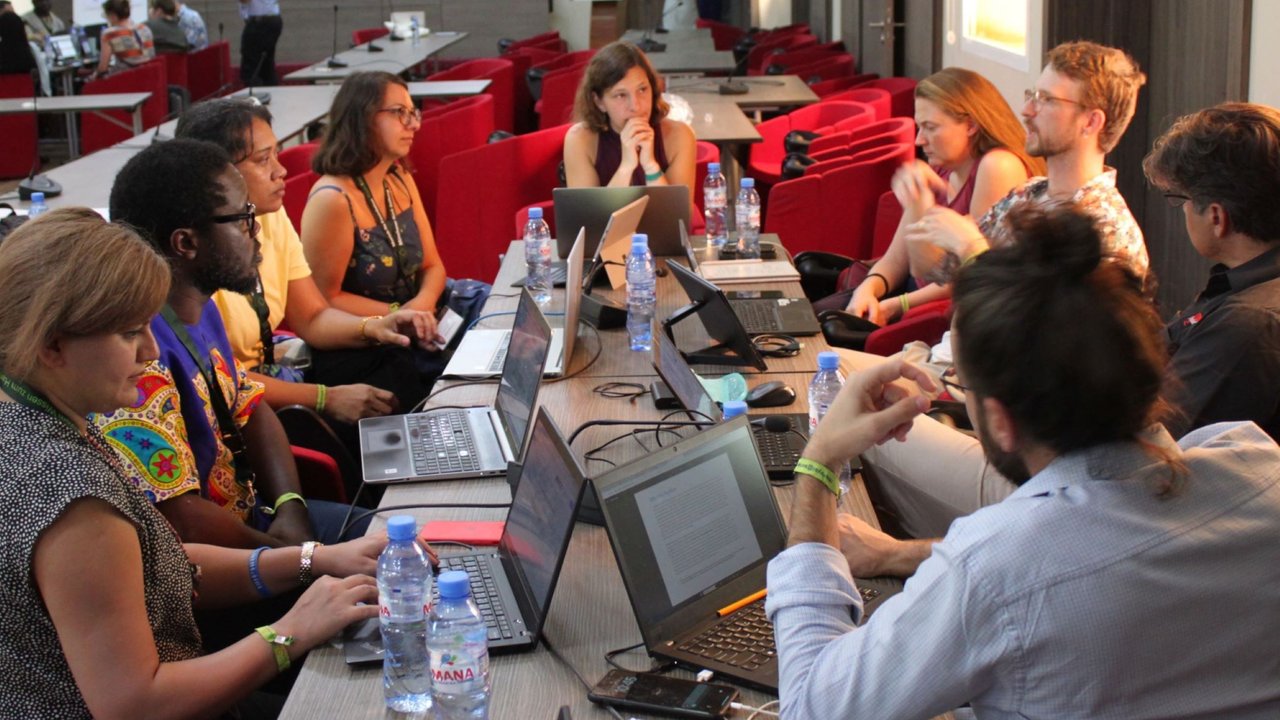 Members of the Climate Academy 2023 discussing