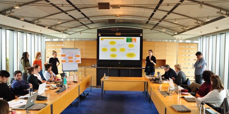 Präsentation in der Seminarrunde